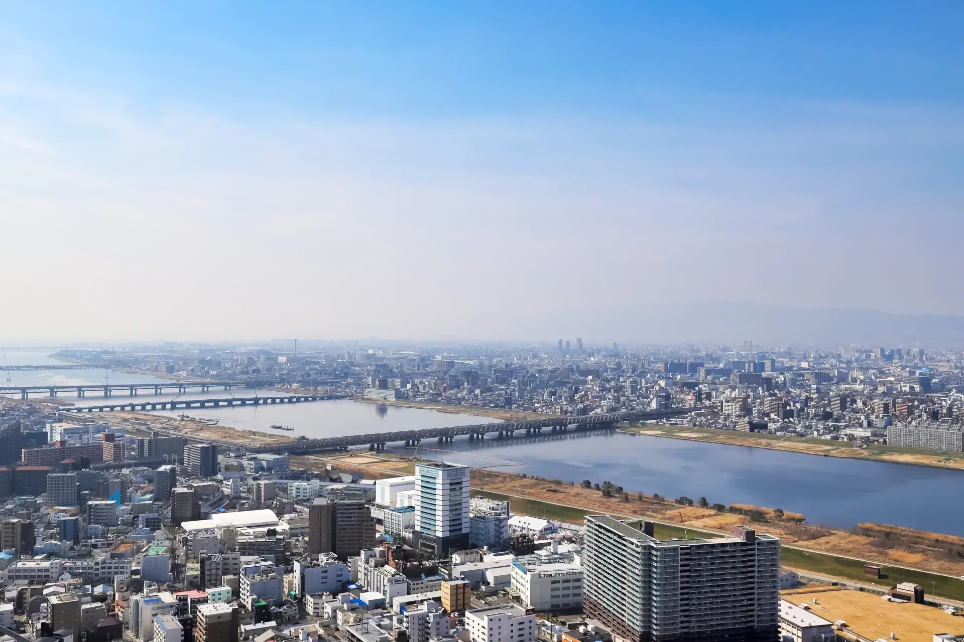 福島区の淀川大橋