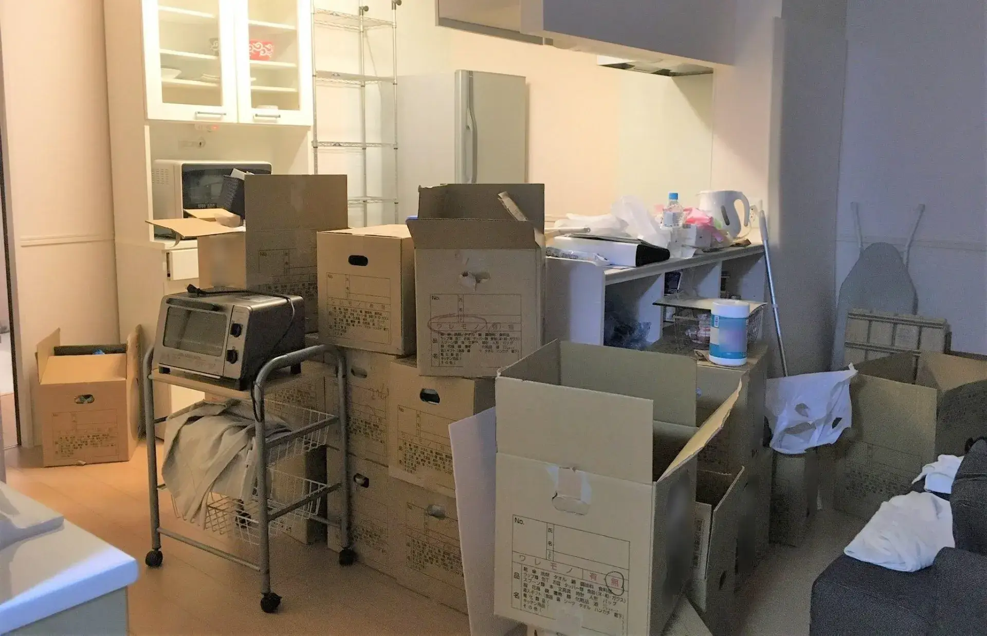 マンションの残置物